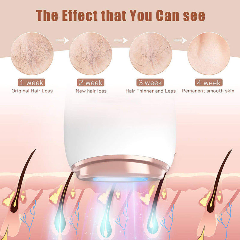 Hot-selling Non-freezing Hair Removal Instrument IPL Hair Removal pulse portable beauty instrument full body Hair Removal
