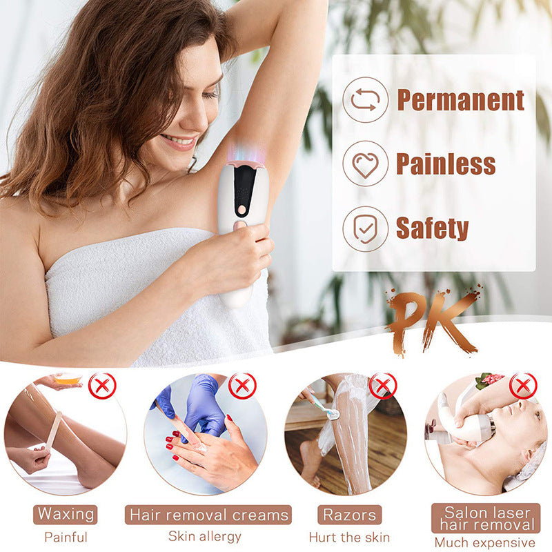 Hot-selling Non-freezing Hair Removal Instrument IPL Hair Removal pulse portable beauty instrument full body Hair Removal