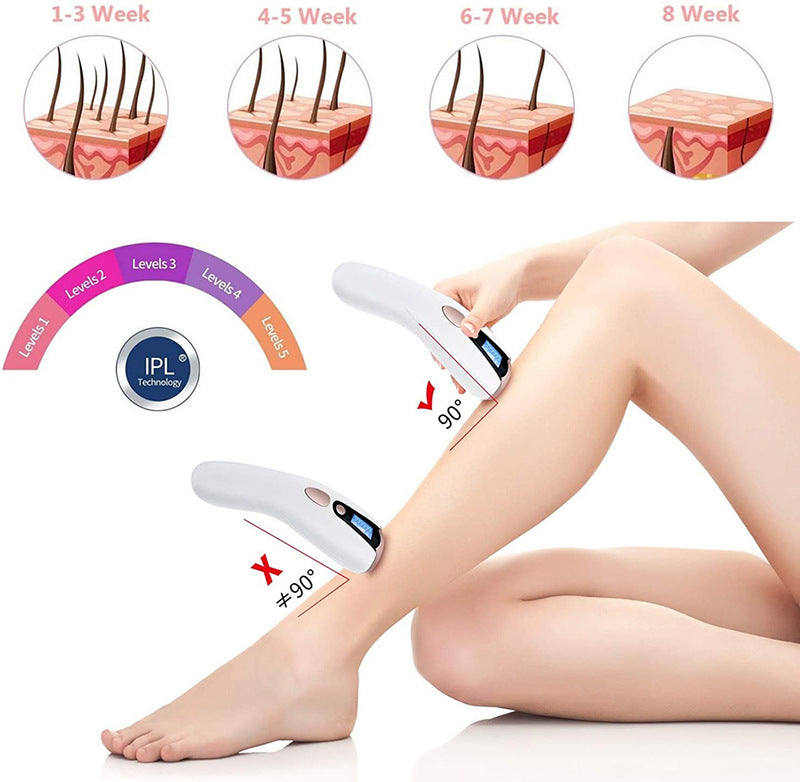 Hot-selling Non-freezing Hair Removal Instrument IPL Hair Removal pulse portable beauty instrument full body Hair Removal